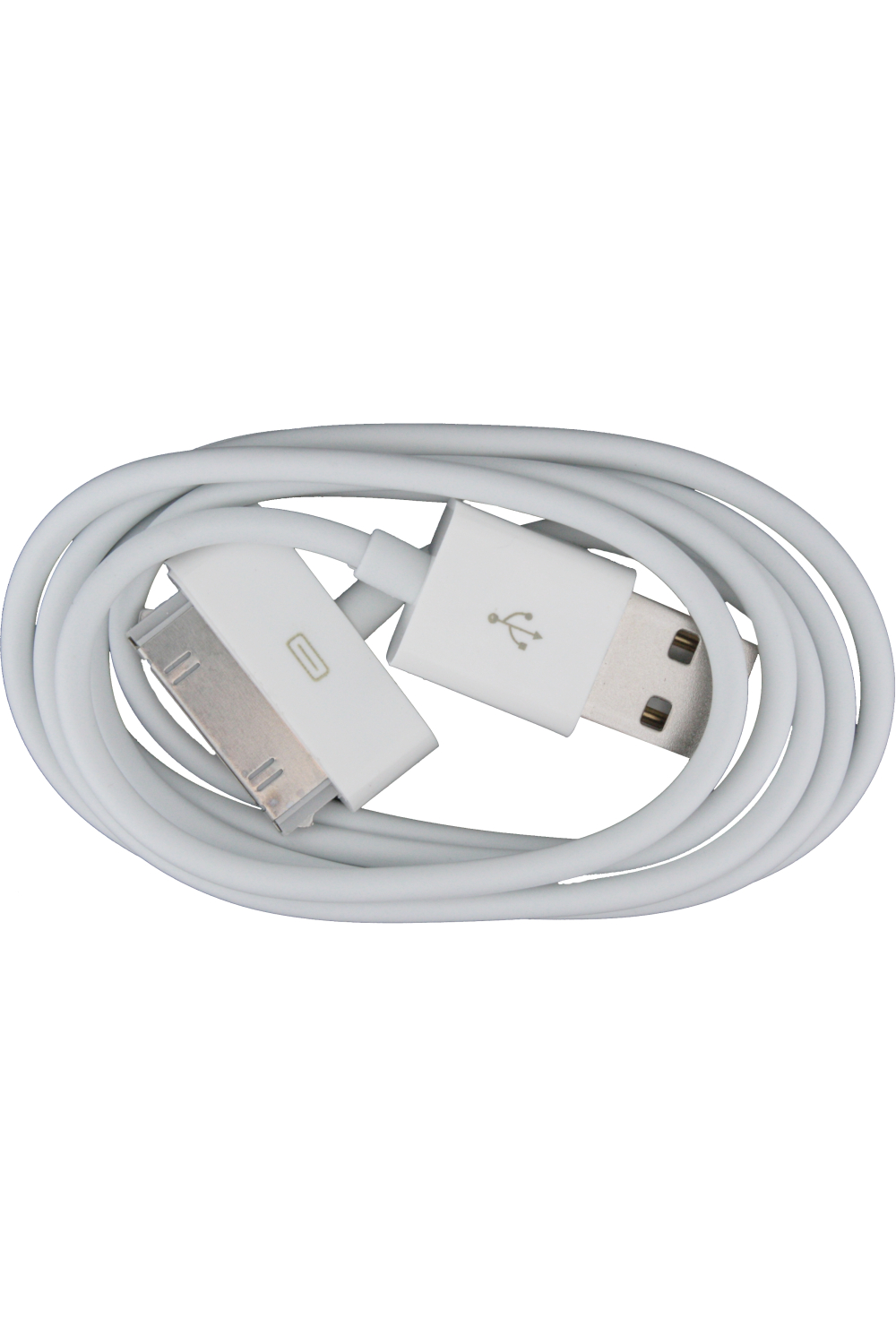 Xccess Data Cable Apple Iphone 3G(S)/4(S)/Ipad 2/3/4 White Bulk