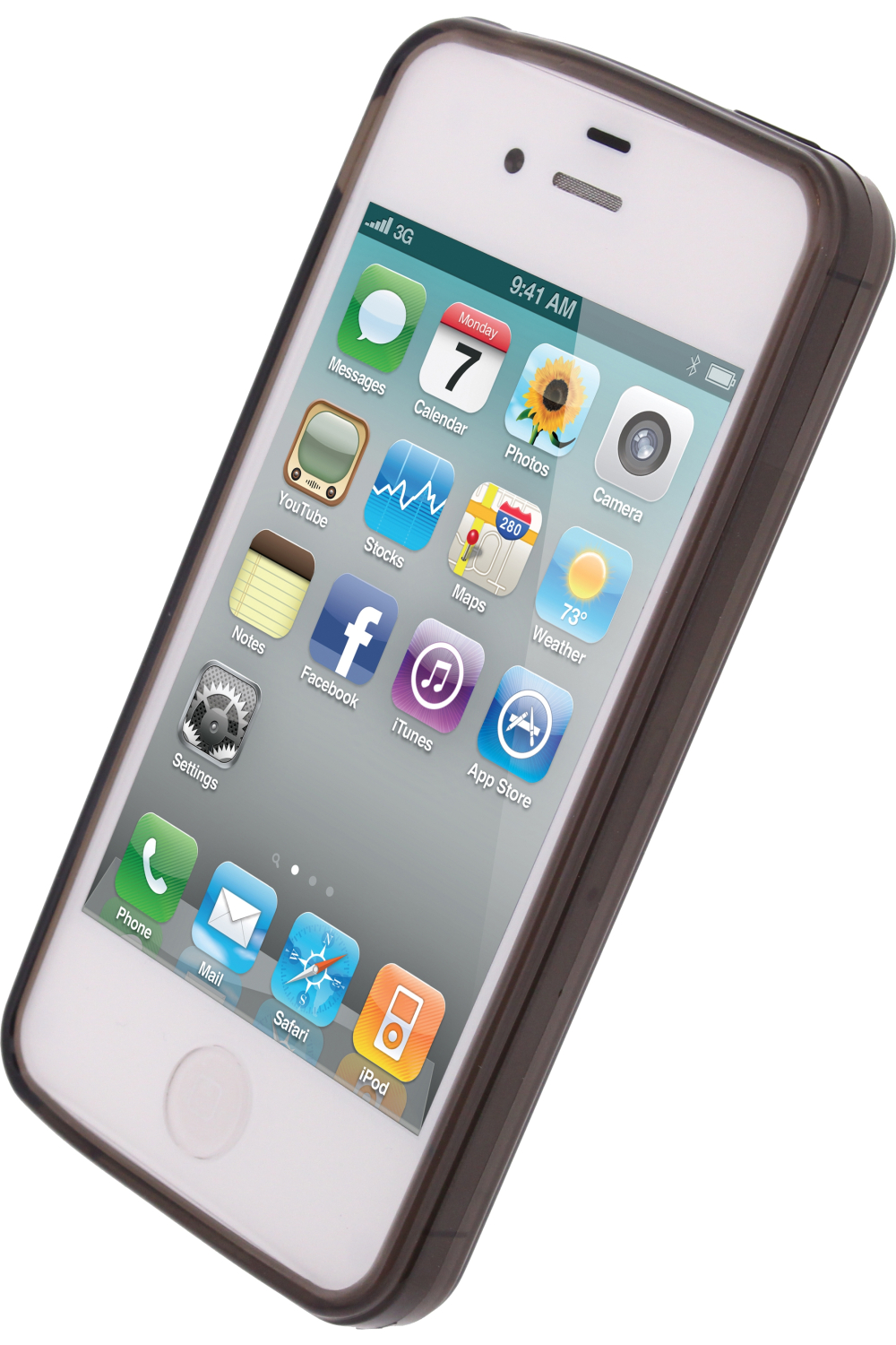 Mobilize Gelly Case Apple Iphone 4/4S Smokey Grey - Afbeelding 2