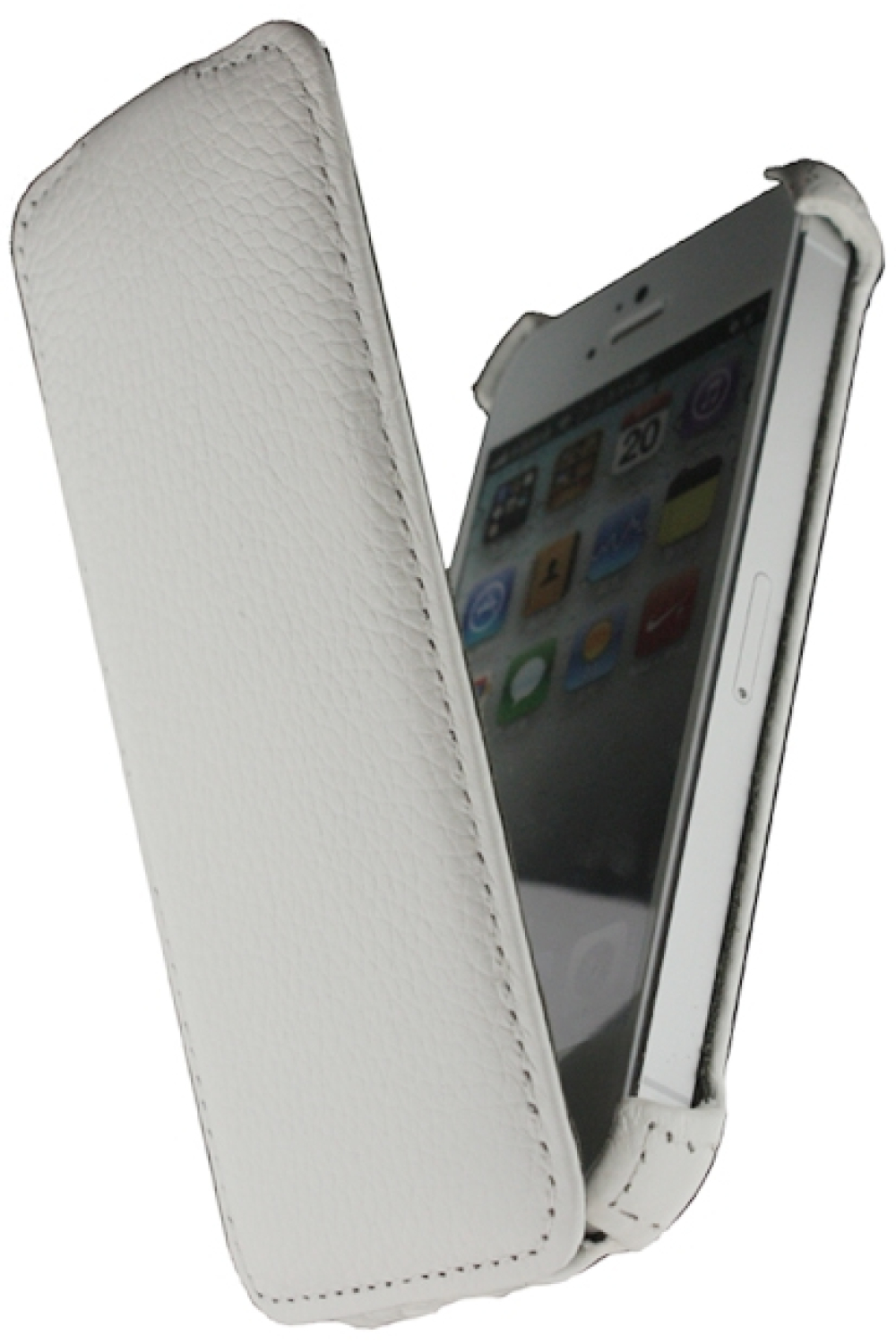 Mobilize Slim Flip Case Apple Iphone 5/5S/Se White - Afbeelding 2