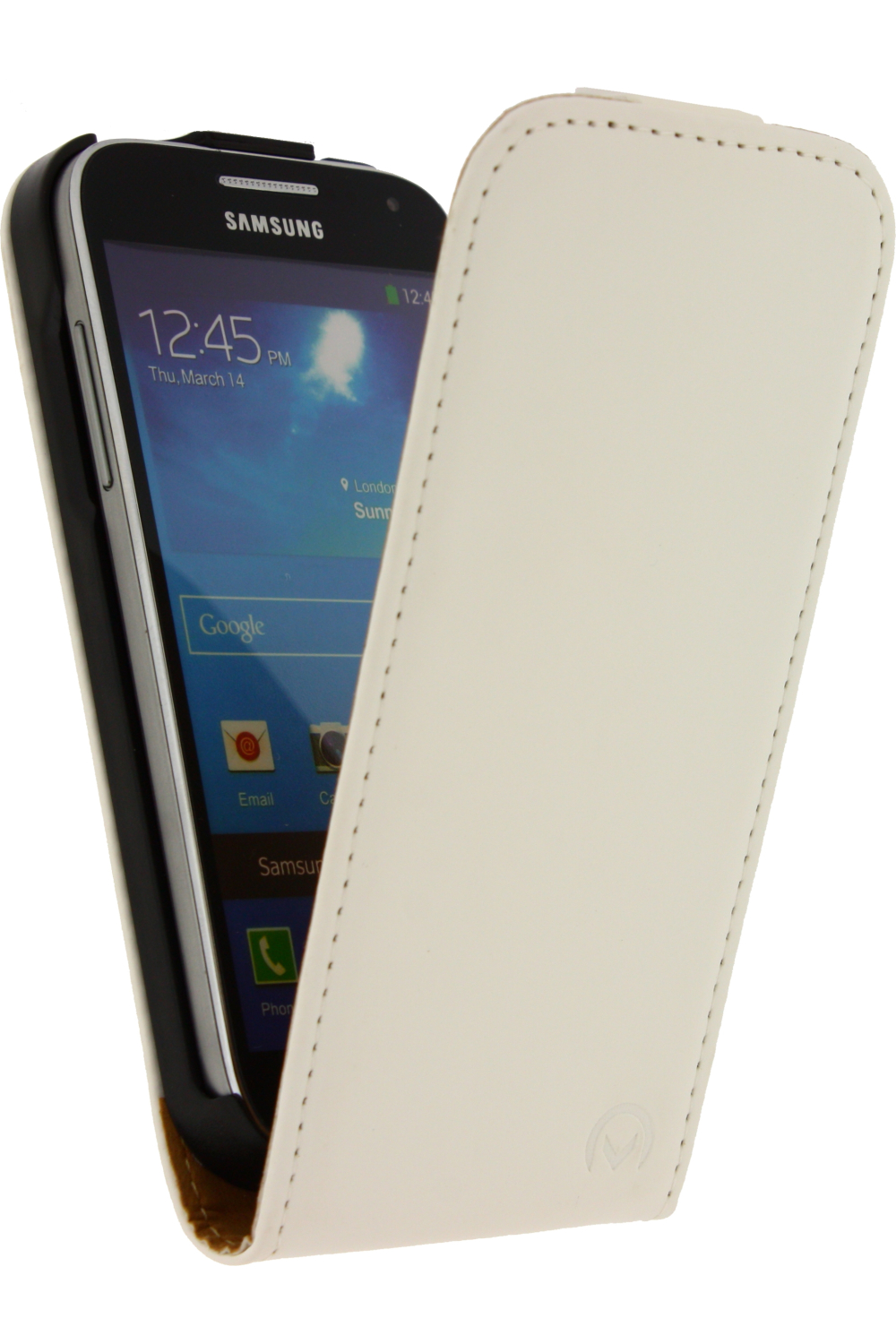 Mobilize Ultra Slim Flip Case Samsung Galaxy S4 Mini I9195 White - Afbeelding 2