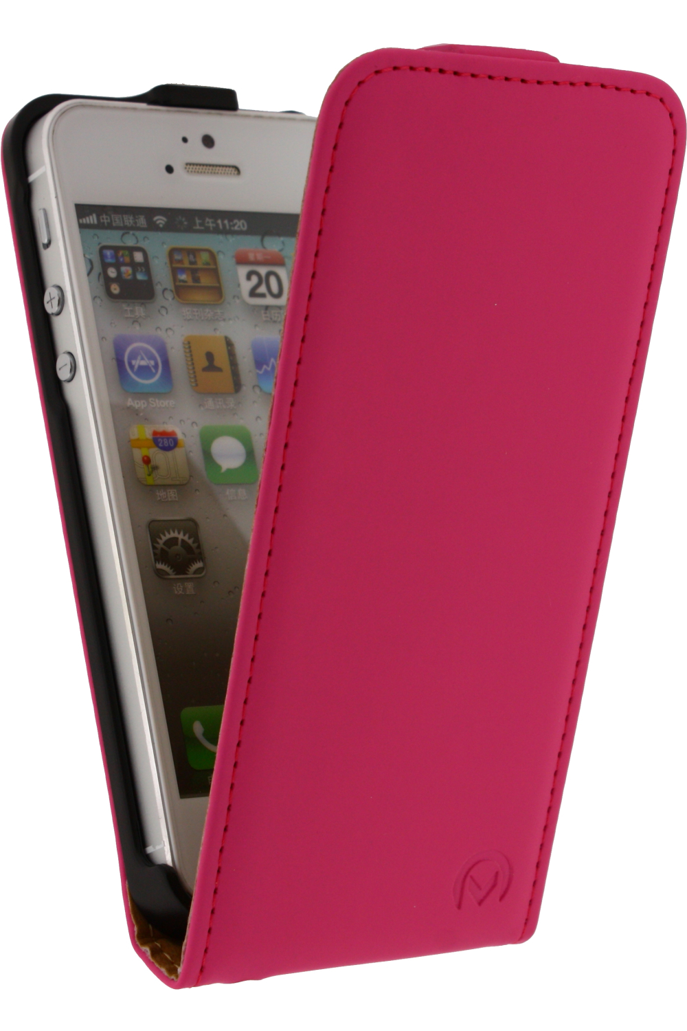 Mobilize Ultra Slim Flip Case Apple Iphone 5/5S/Se Fuchsia - Afbeelding 2