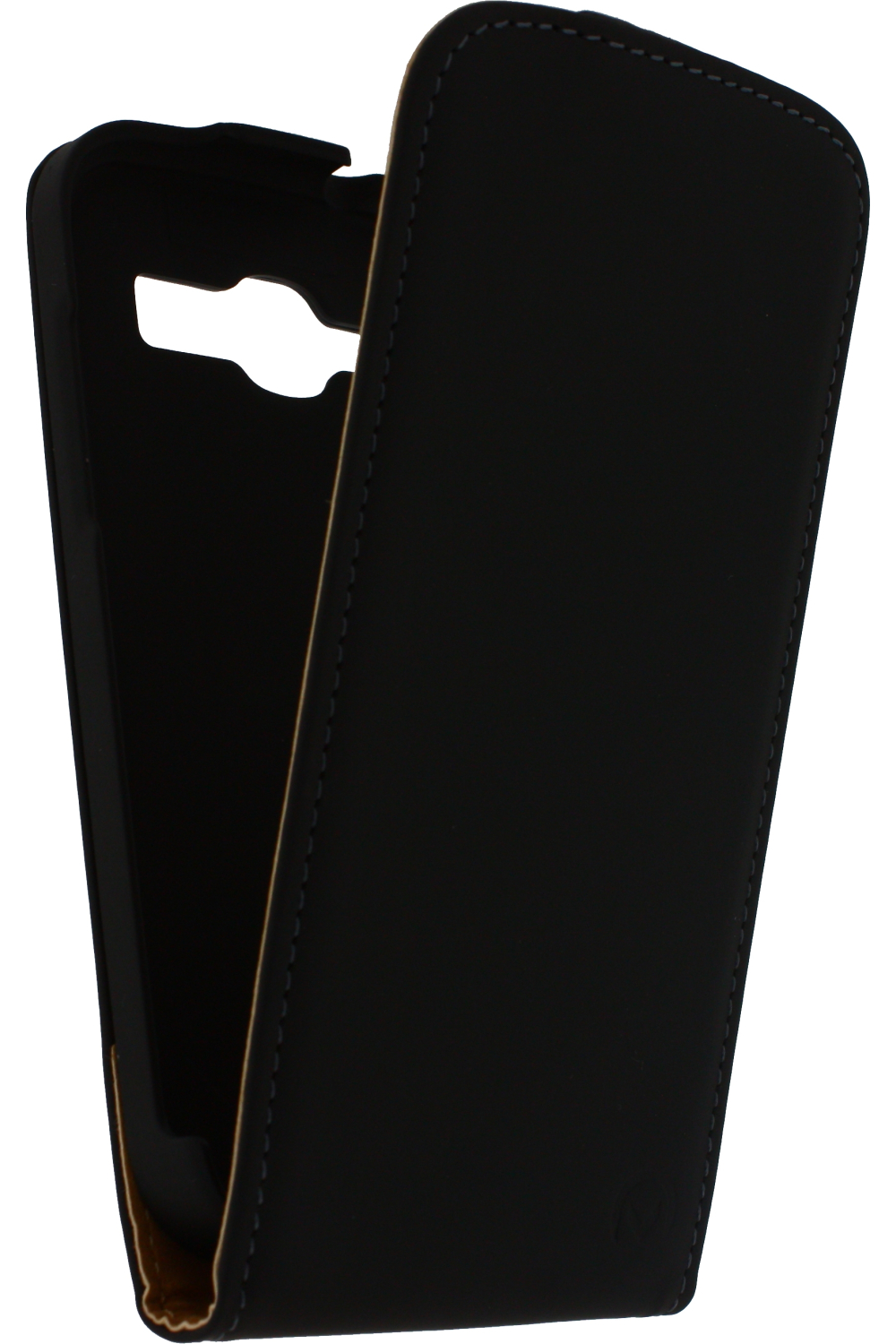 Mobilize Ultra Slim Flip Case Samsung Galaxy Core I8260 Black - Afbeelding 2