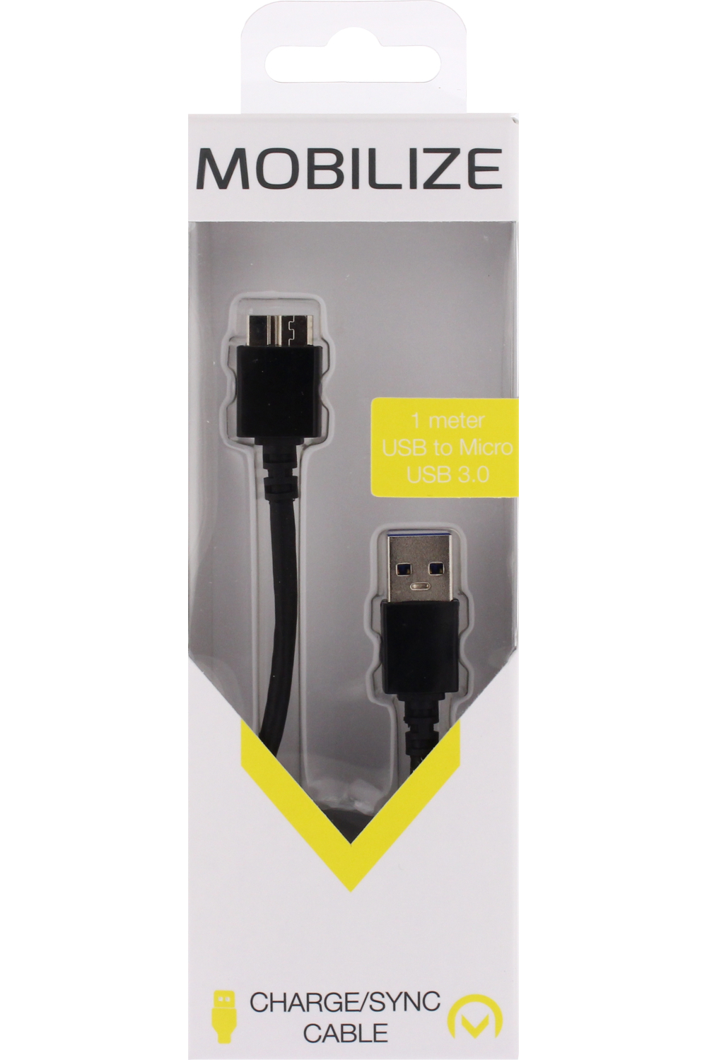 Mobilize Cable Usb To Micro Usb 3.0 1M. Black - Afbeelding 2