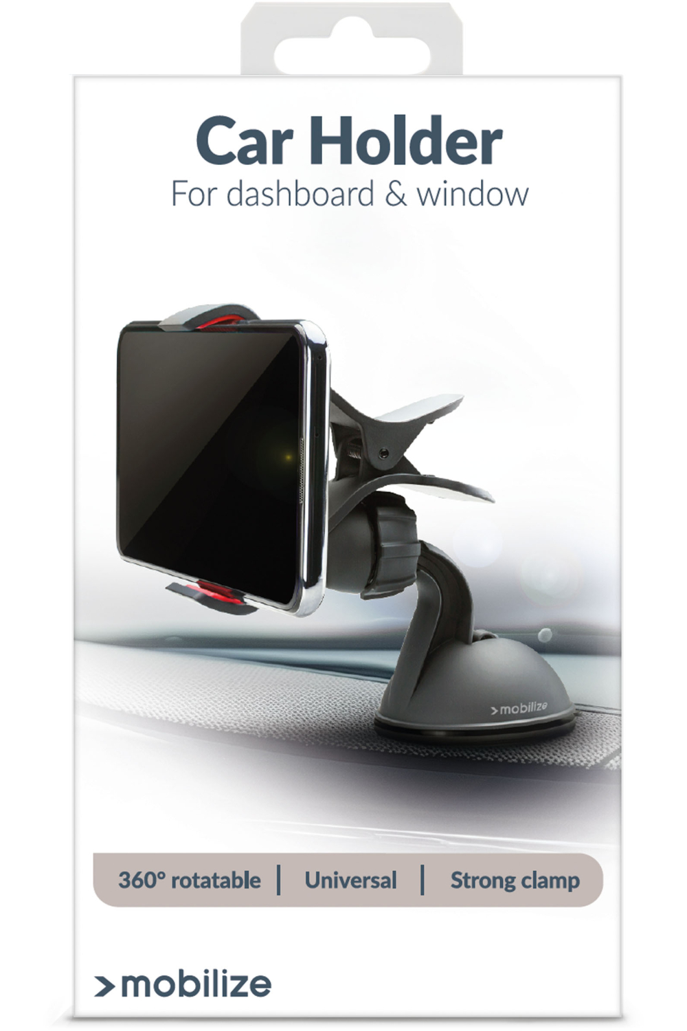 Mobilize Universal Car Holder Window Dashboard Black - Afbeelding 4