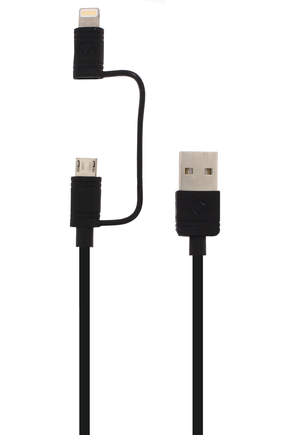 Mobilize 2In1 Cable Usb To Apple Mfi Lightning Or Micro Usb 1.5M. Black - Afbeelding 2