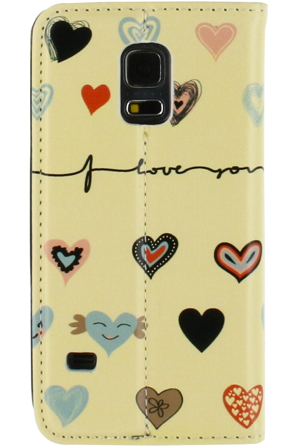 Mobilize Premium Magnet Book Case Samsung Galaxy S5 Mini I Love You - Afbeelding 2