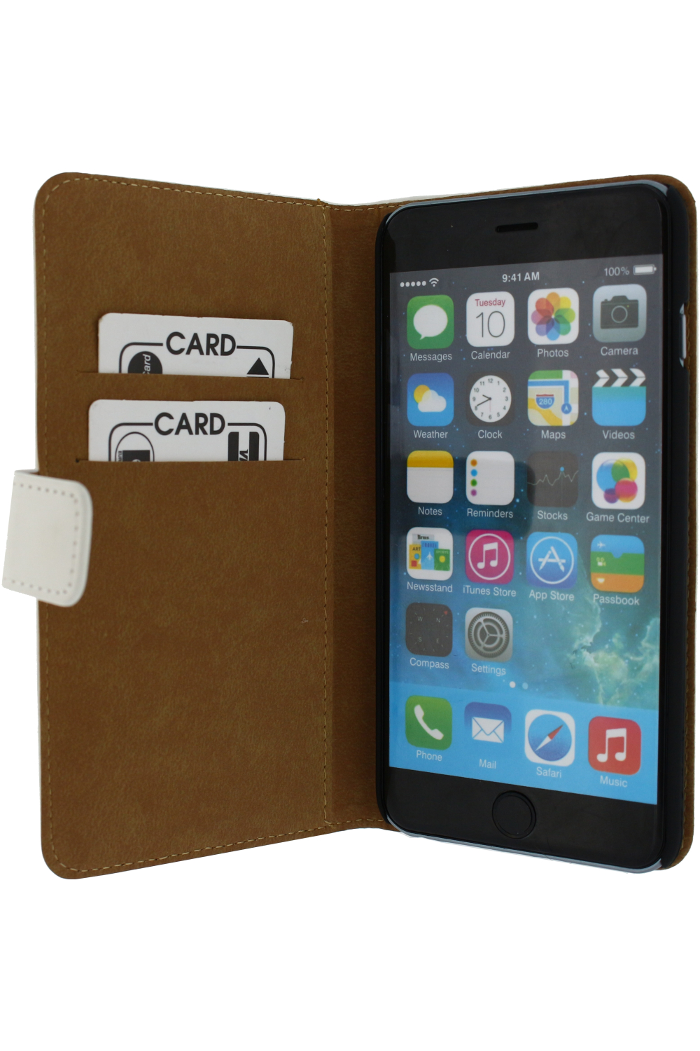 Mobilize Slim Wallet Book Case Apple Iphone 6 Plus/6S Plus White - Afbeelding 3