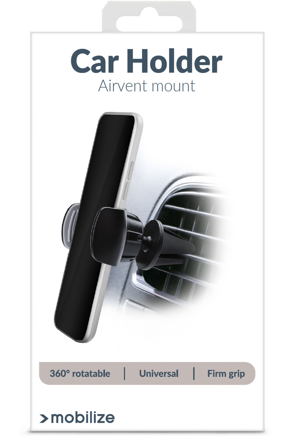 Mobilize Universal Car Holder Air Vent Black - Afbeelding 9