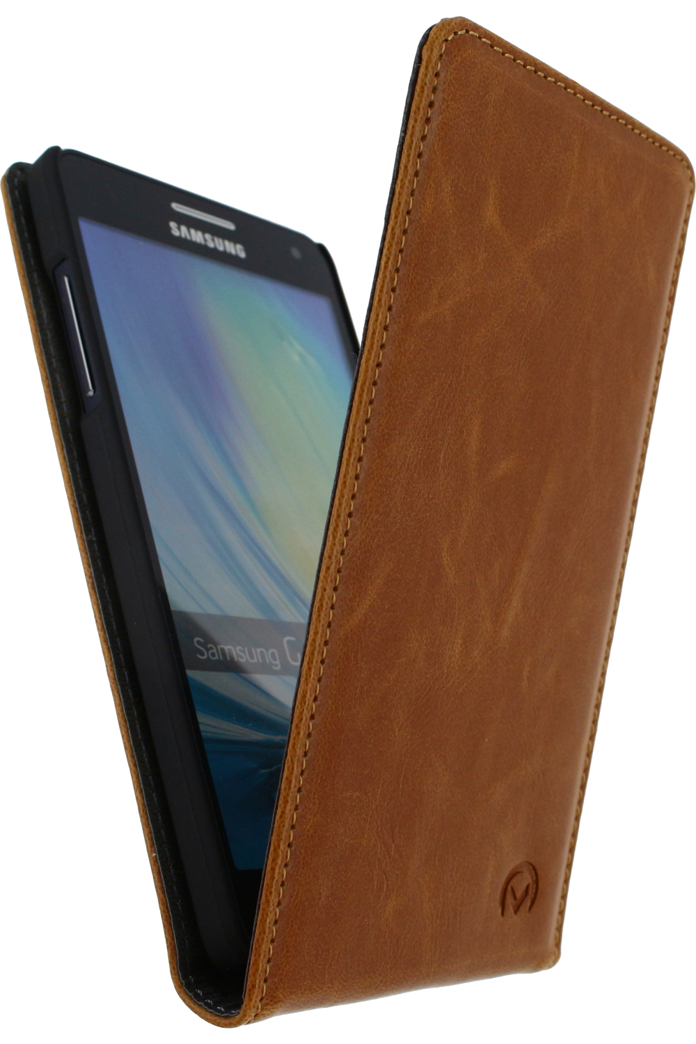 Mobilize Premium Magnet Flip Case Samsung Galaxy A5 Brown - Afbeelding 2