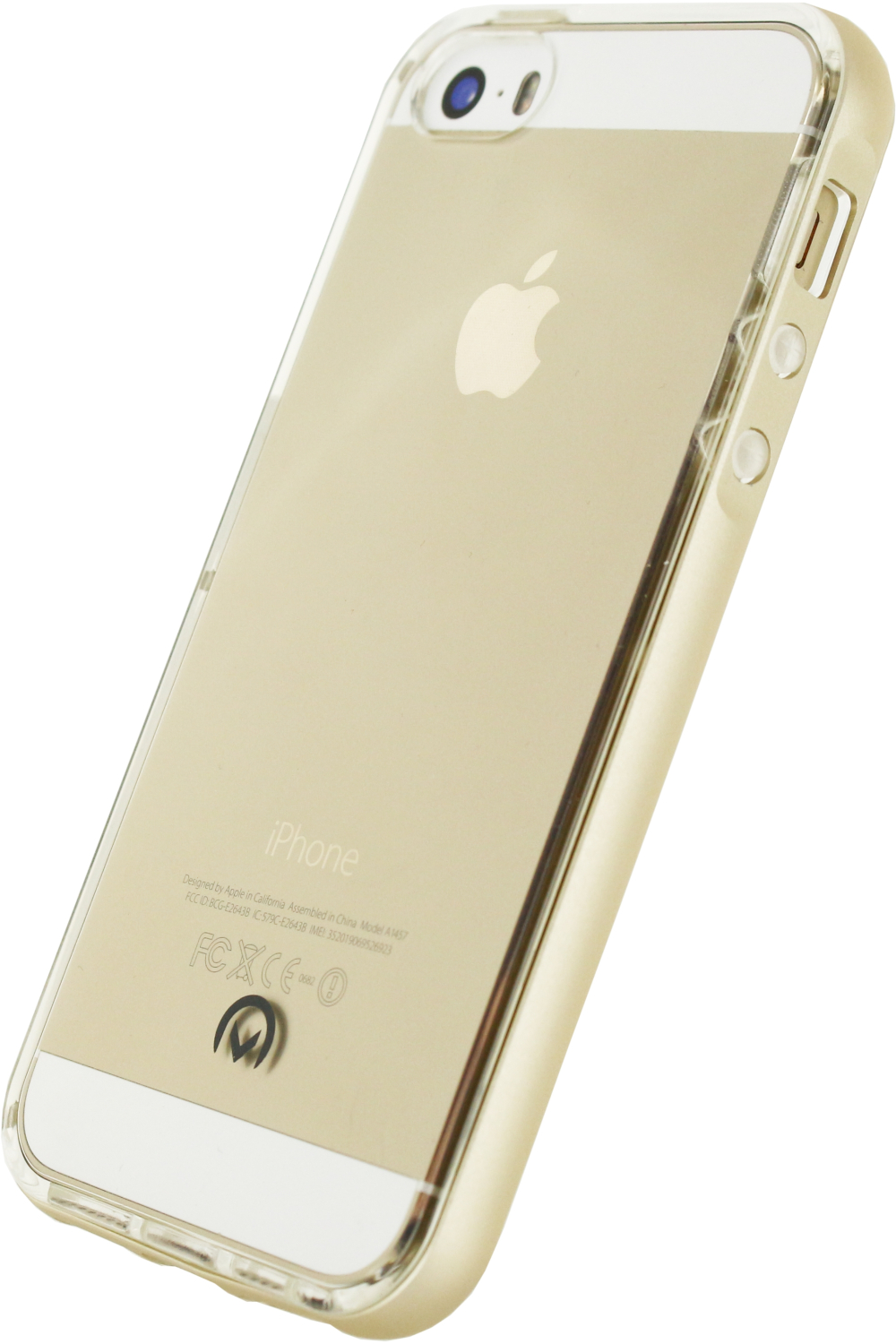 Mobilize Gelly+ Case Apple Iphone 5/5S/Se Clear/Champagne - Afbeelding 2