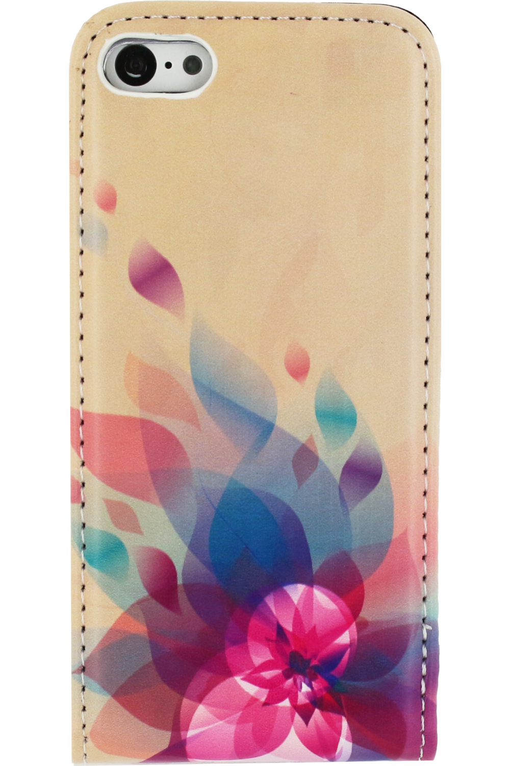 Mobilize Premium Magnet Flip Case Apple Iphone 5C Fire Flower - Afbeelding 2