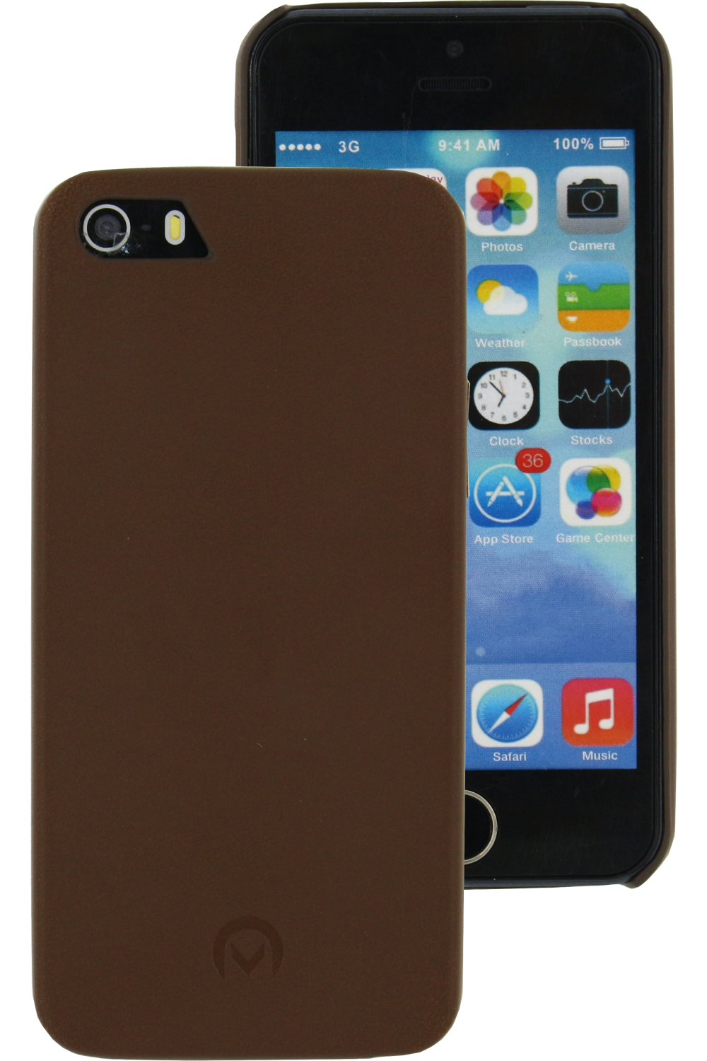 Mobilize Slim Leather Case Apple Iphone 5/5S/Se Brown