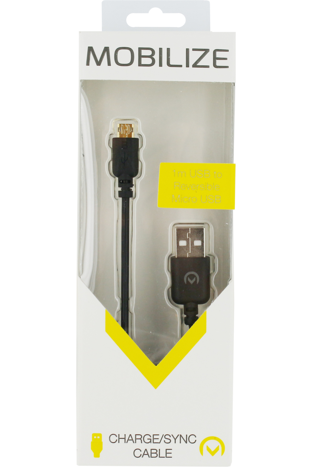 Mobilize Cable Usb To Micro Usb 1M. 12W Black - Afbeelding 2