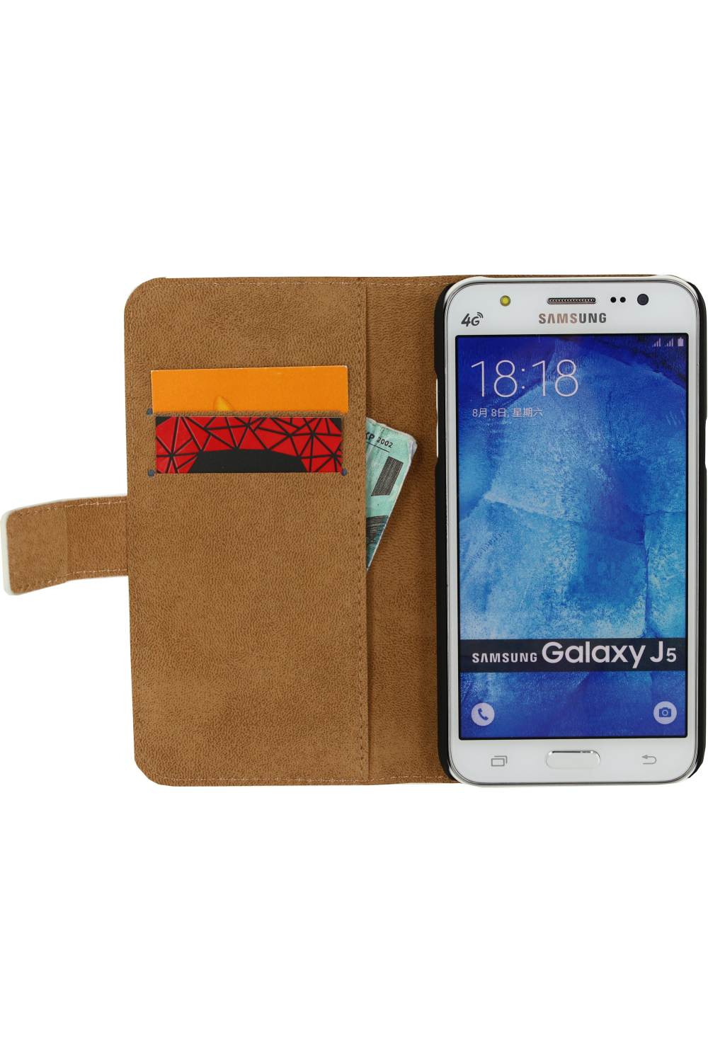 Mobilize Classic Wallet Book Case Samsung Galaxy J5 White - Afbeelding 3