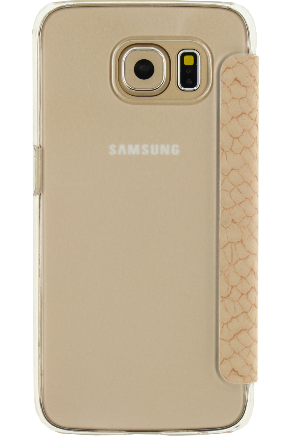 Mobilize Slim Booklet Samsung Galaxy S6 Soft Snake Creamy Rose - Afbeelding 3
