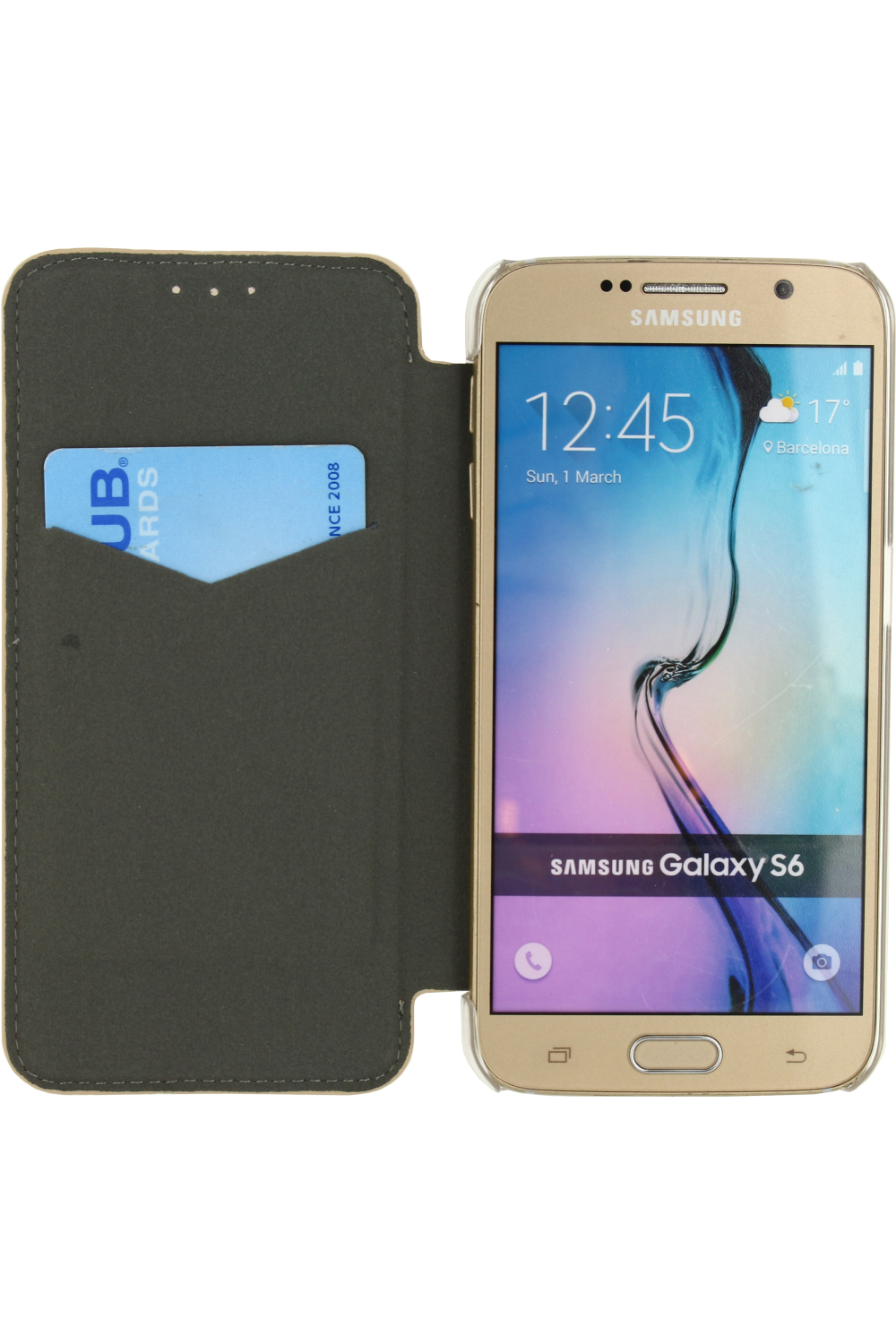Mobilize Slim Booklet Samsung Galaxy S6 Soft Snake Creamy Rose - Afbeelding 4