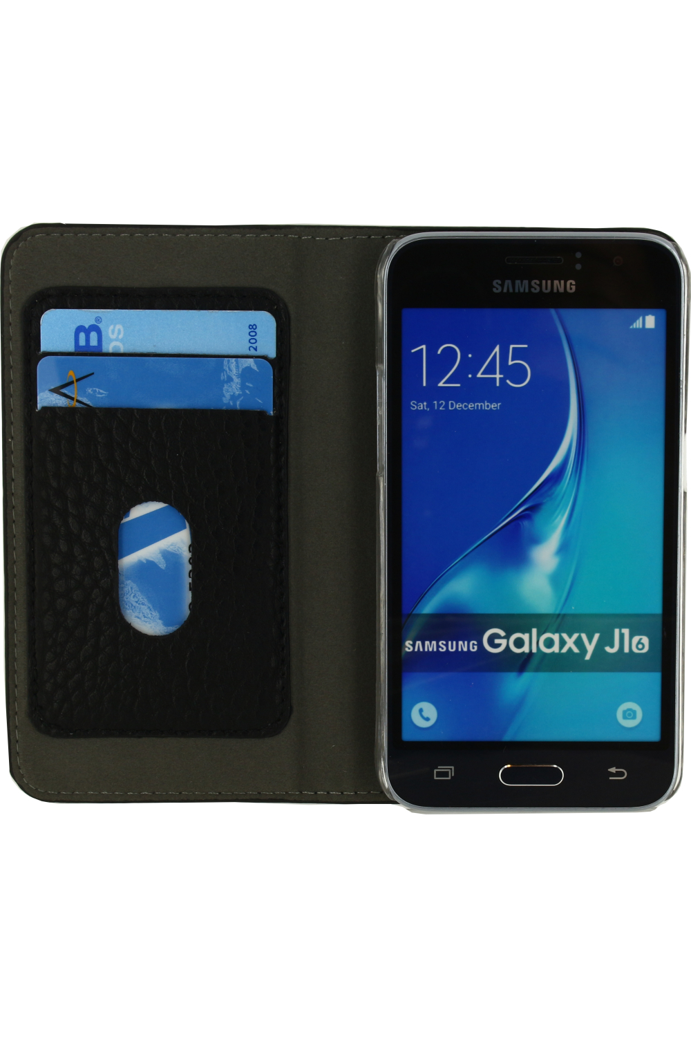 Mobilize Detachable Wallet Book Case Samsung Galaxy J1 2016 Black - Afbeelding 4