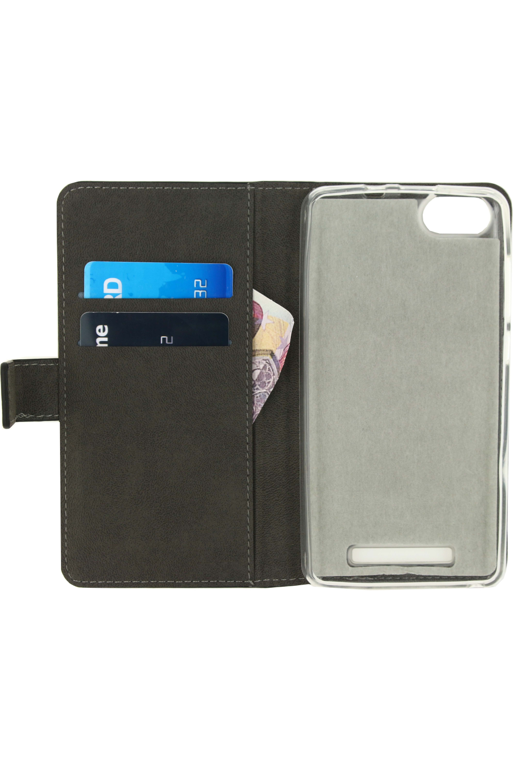 Mobilize Classic Gelly Wallet Book Case Wiko Lenny3 Black - Afbeelding 3