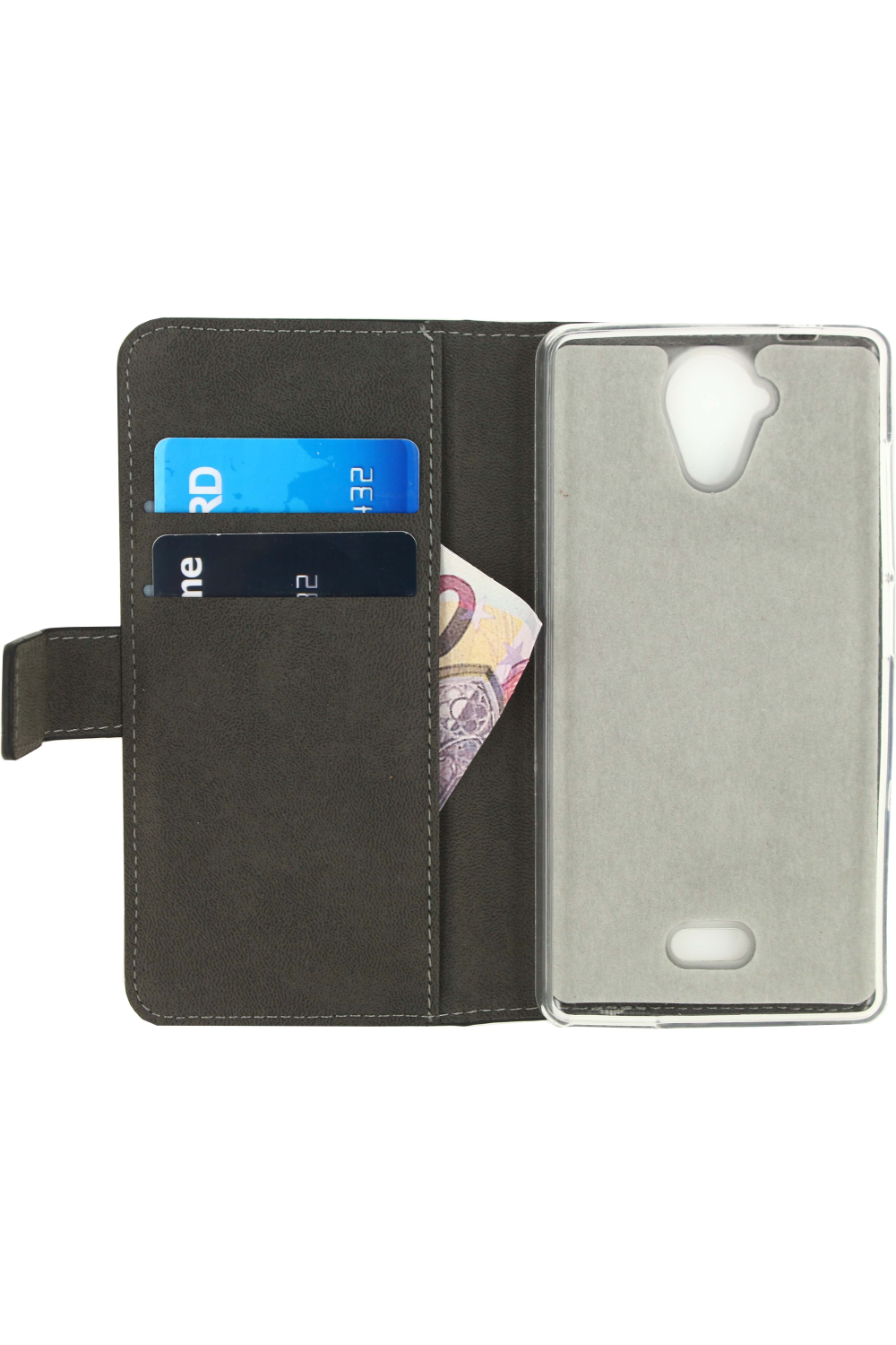 Mobilize Classic Gelly Wallet Book Case Wiko U Feel Lite Black - Afbeelding 3