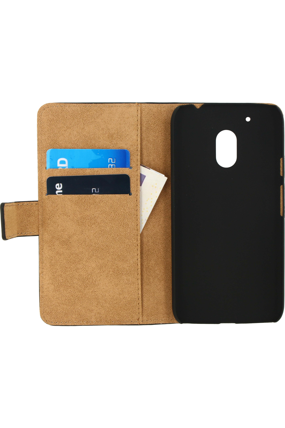 Mobilize Classic Wallet Book Case Motorola Moto G4 Play Black - Afbeelding 3
