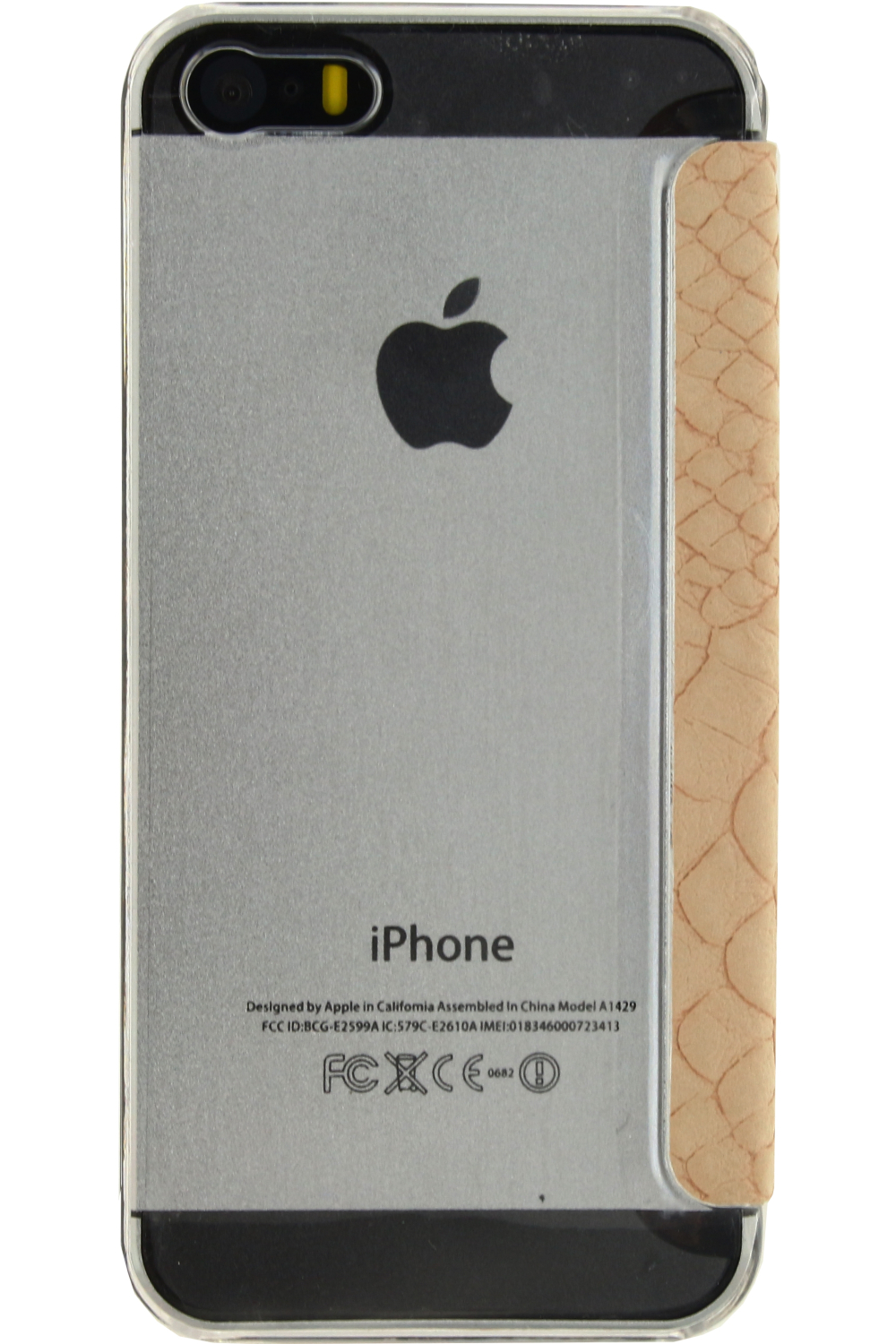 Mobilize Slim Gelly Booklet Apple Iphone 5/5S/Se Soft Snake Creamy Rose - Afbeelding 3