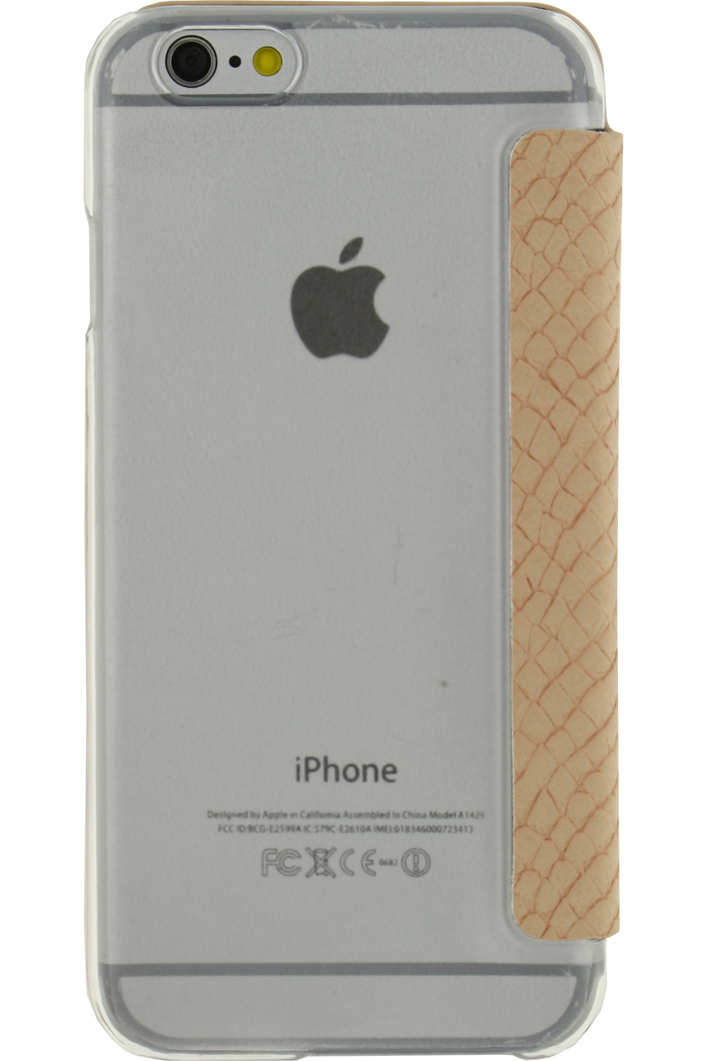 Mobilize Slim Gelly Booklet Apple Iphone 6/6S Soft Snake Creamy Rose - Afbeelding 3