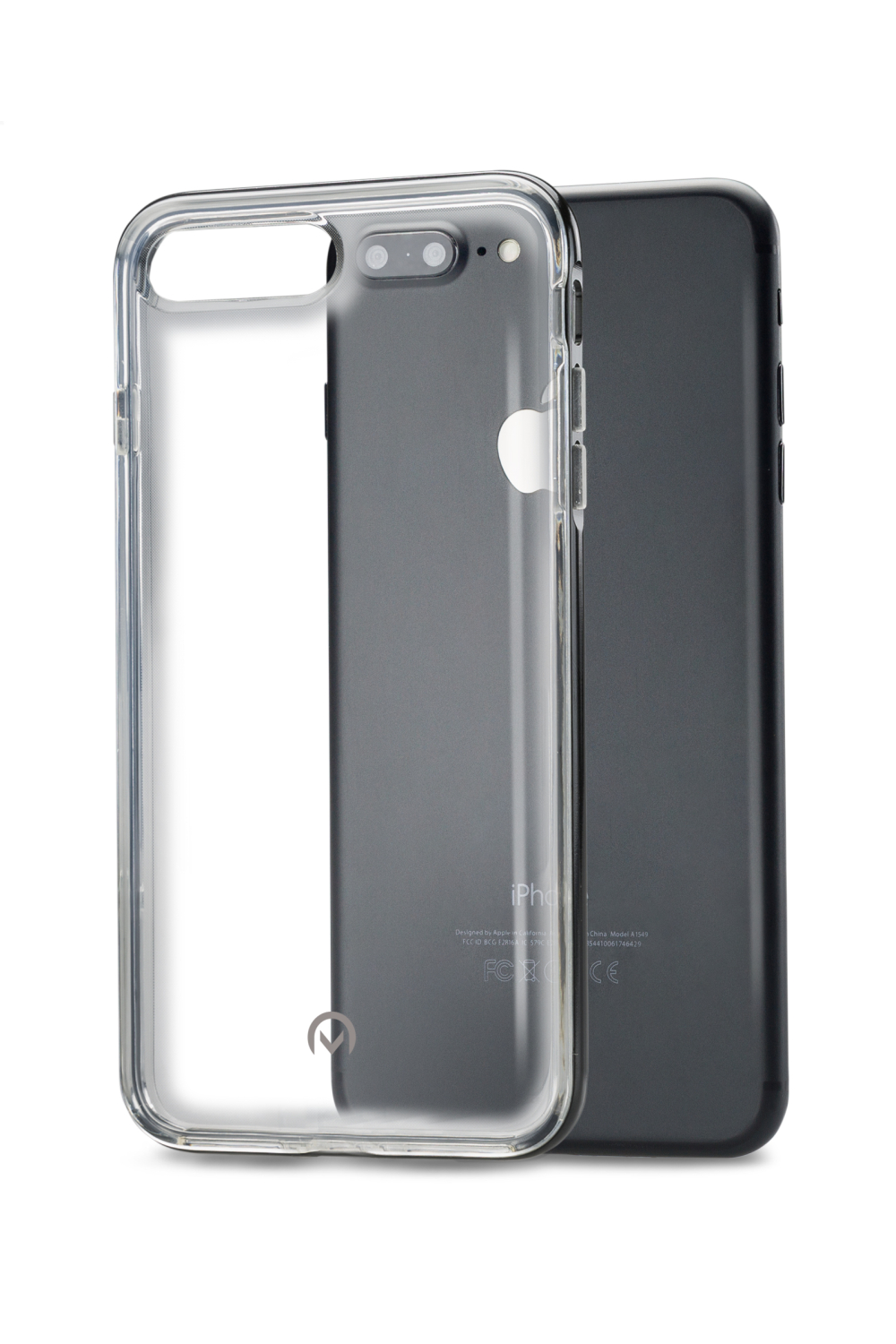 Mobilize Gelly+ Case Apple Iphone 7 Plus/8 Plus Clear/Jet Black
