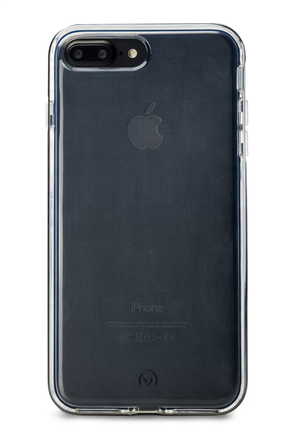 Mobilize Gelly+ Case Apple Iphone 7 Plus/8 Plus Clear/Jet Black - Afbeelding 2