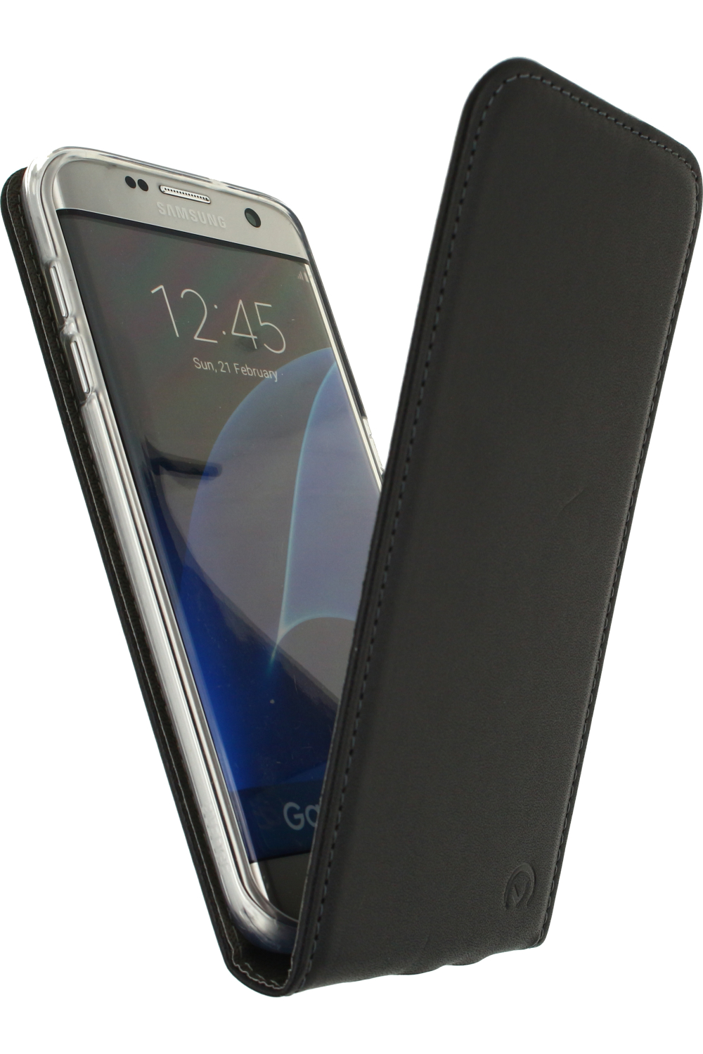 Mobilize Classic Gelly Flip Case Samsung Galaxy S7 Edge Black - Afbeelding 2