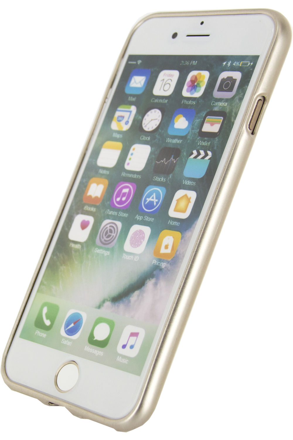 Mobilize Metallic Gelly Case Apple Iphone 7/8/Se (2020/2022) Champagne Gold - Afbeelding 3