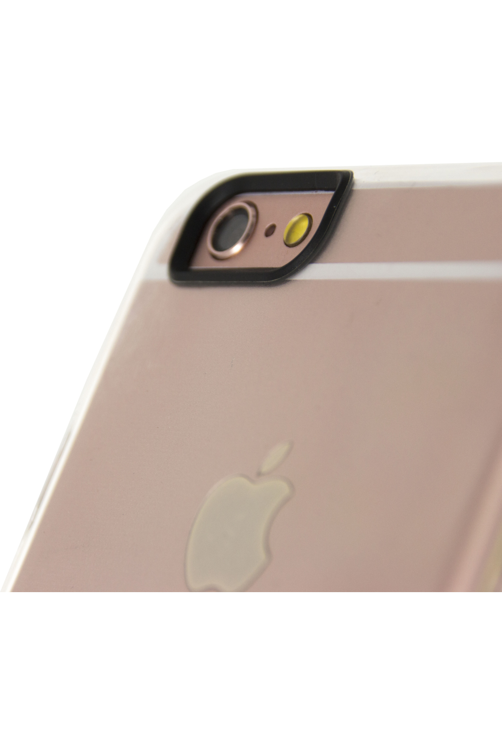 Mobilize Deluxe Gelly Case Apple Iphone 6/6S Clear Rose Gold Button - Afbeelding 3