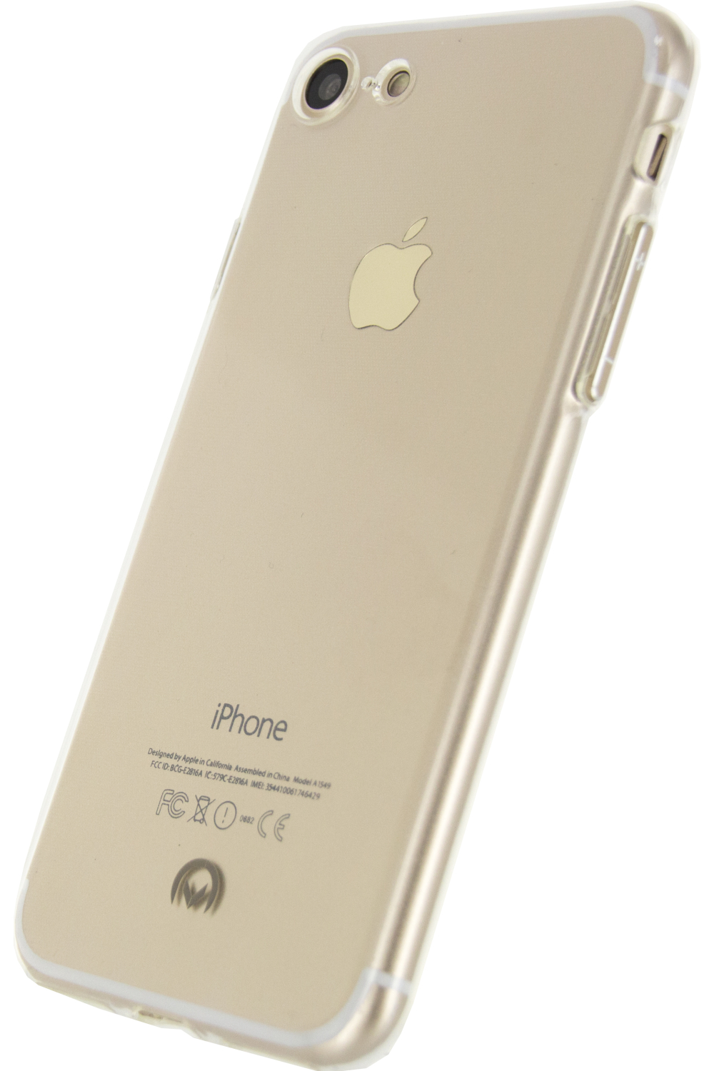 Mobilize Deluxe Gelly Case Apple Iphone 7/8/Se (2020/2022) Clear Gold Button