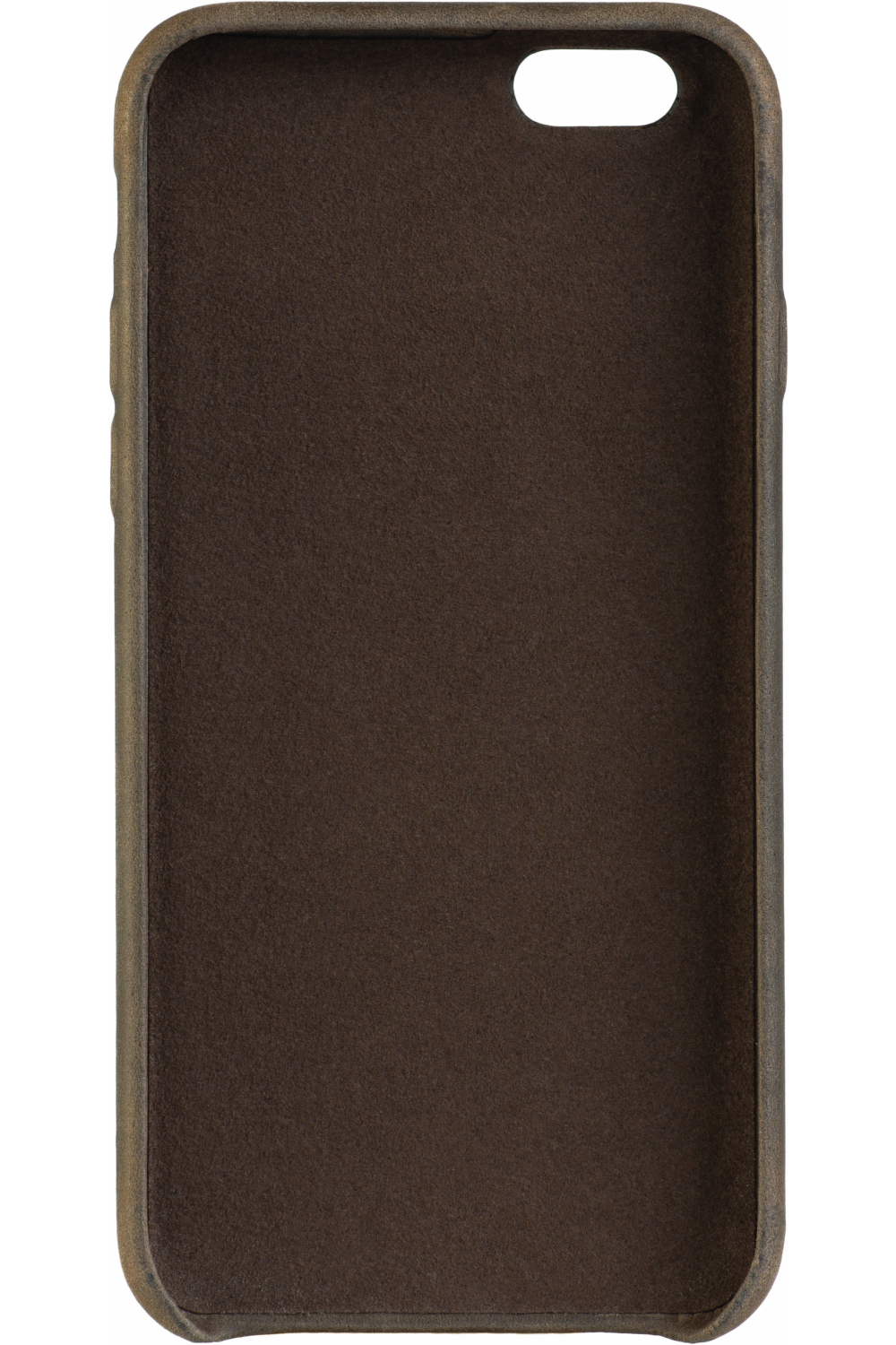 Senza Raw Leather Cover Apple Iphone 6/6S Chestnut Brown - Afbeelding 2