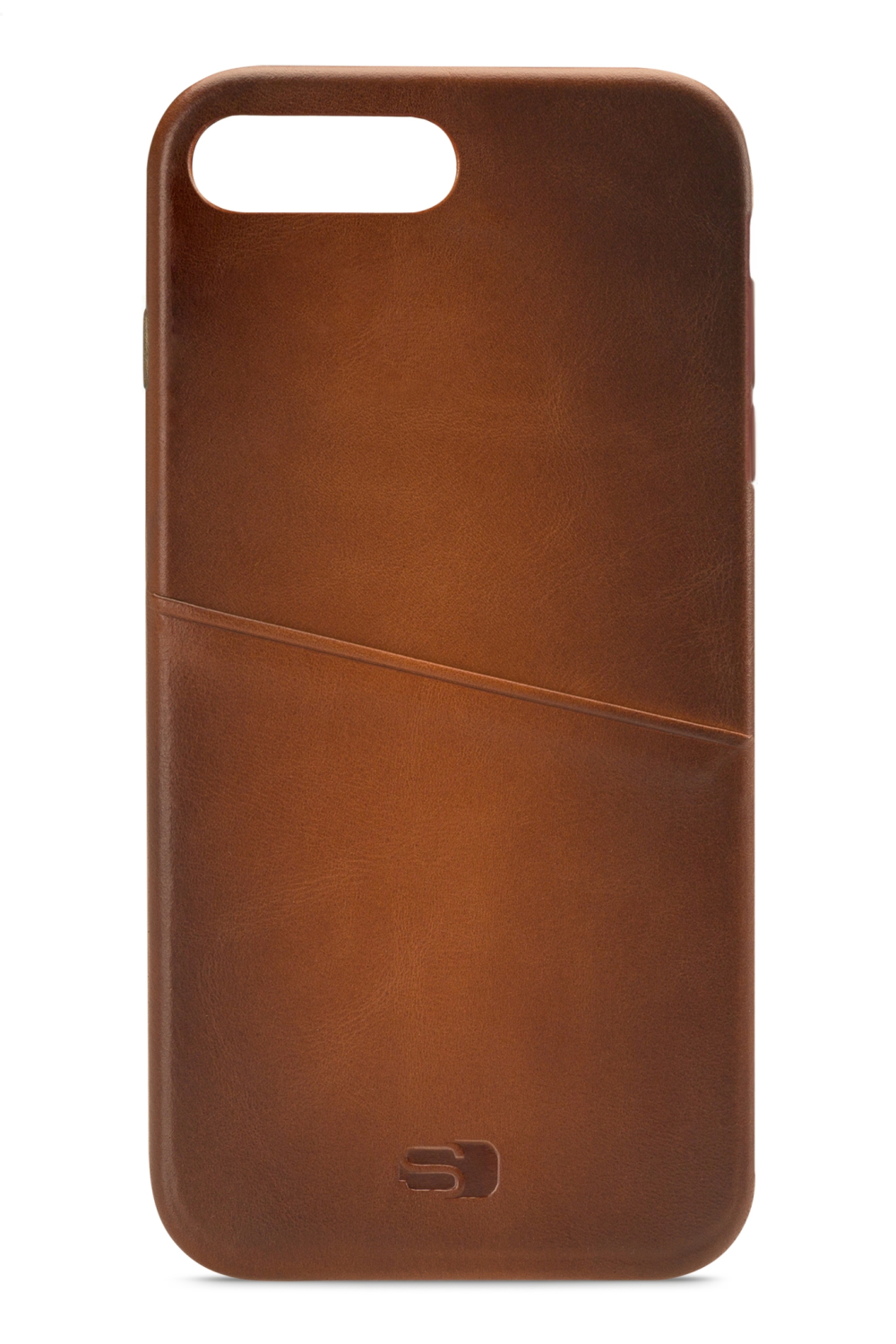 Senza Desire Leather Cover With Card Slot Apple Iphone 7 Plus/8 Plus Burned Cognac