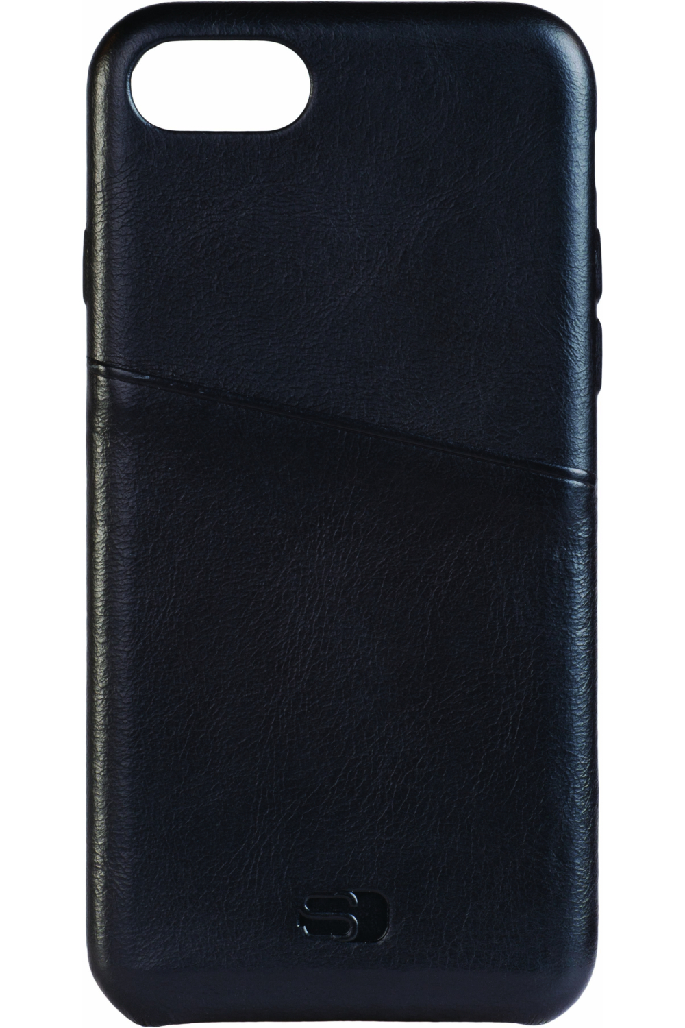 Senza Pure Leather Cover With Card Slot Apple Iphone 7/8/Se (2020/2022) Deep Black