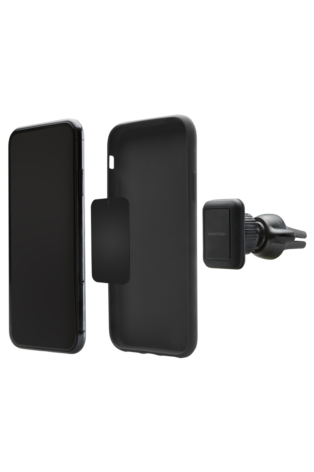 Mobilize Universal Magnet Car Holder Air Vent Black - Afbeelding 3