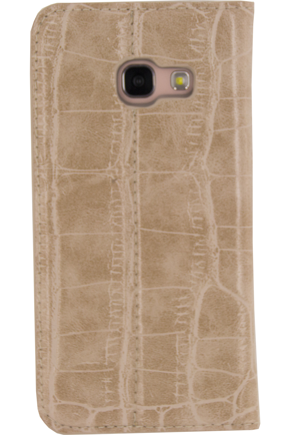Mobilize Premium Gelly Book Case Samsung Galaxy A3 2017 Alligator Peanut Brown - Afbeelding 2