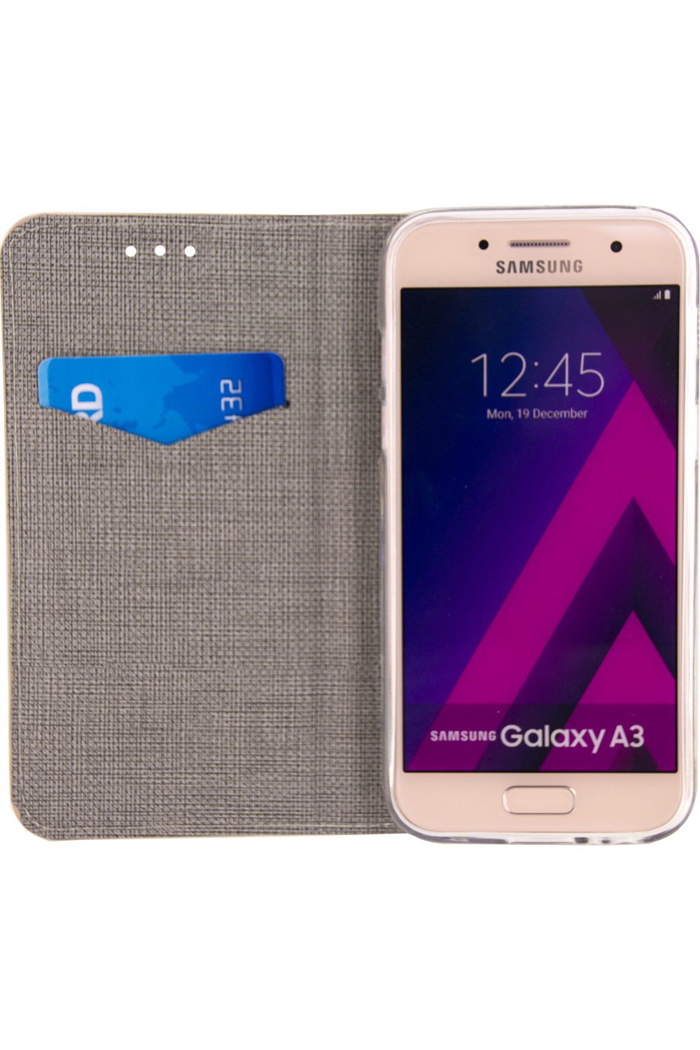 Mobilize Premium Gelly Book Case Samsung Galaxy A3 2017 Alligator Peanut Brown - Afbeelding 4