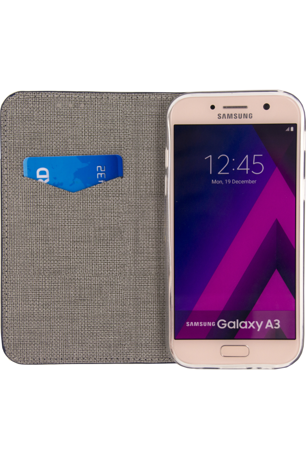 Mobilize Premium Gelly Book Case Samsung Galaxy A3 2017 Alligator Indigo Blue - Afbeelding 4