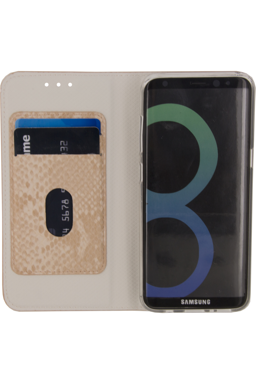 Mobilize Special Premium Gelly Book Case Samsung Galaxy S8 Snake Light Peach - Afbeelding 3
