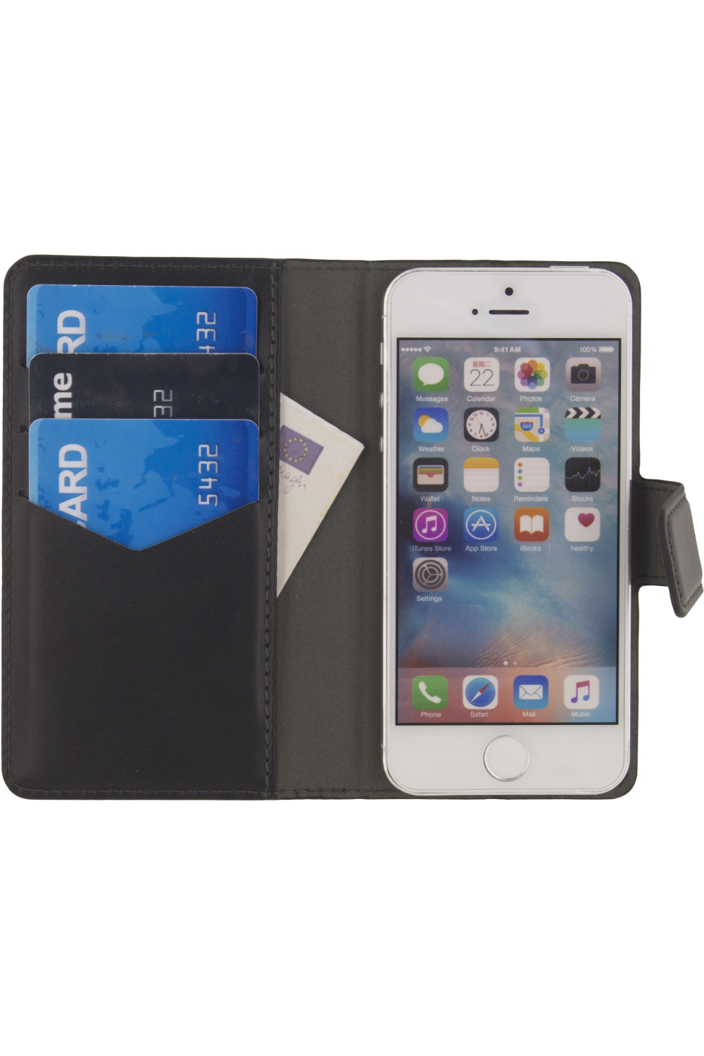 Mobilize Classic Universal Wallet Book Case M Black - Afbeelding 3