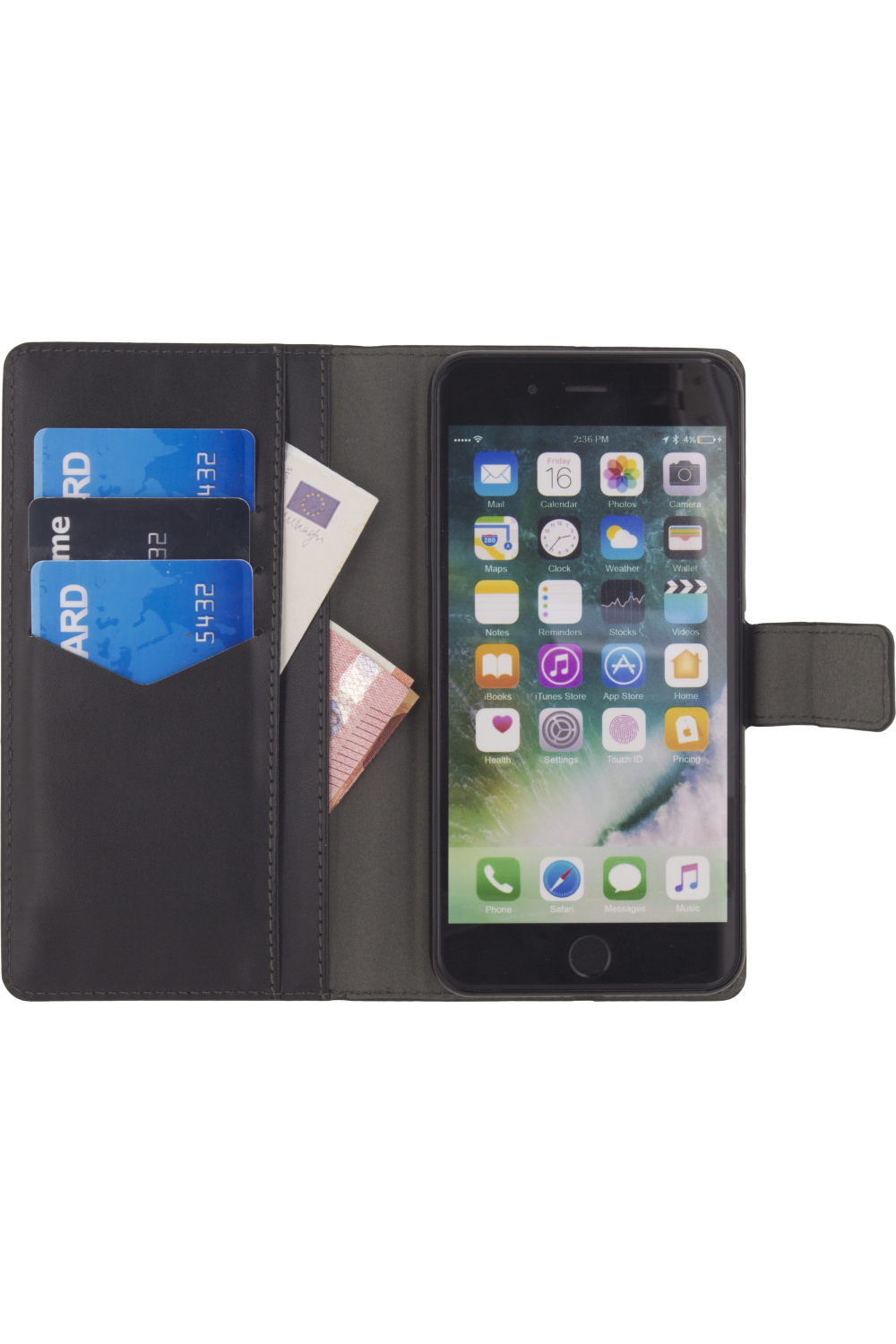 Mobilize Classic Universal Wallet Book Case Xl Black - Afbeelding 3