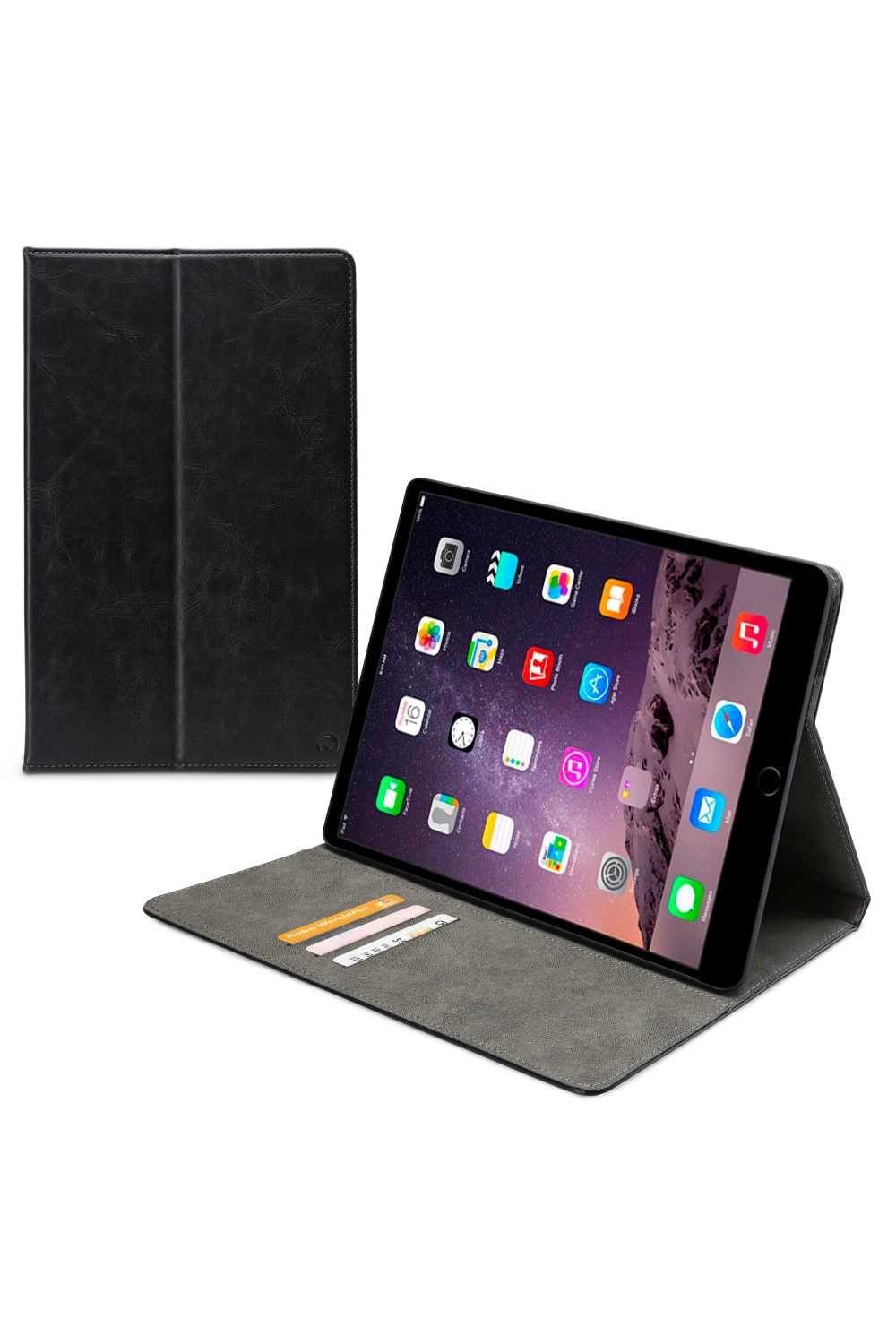 Mobilize Premium Folio Case Apple Ipad 9.7 2017/2018/Air/Air 2/Pro 9.7 Black