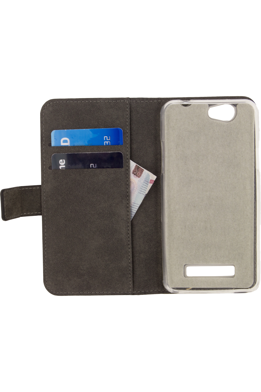 Mobilize Classic Gelly Wallet Book Case Wileyfox Spark + Black - Afbeelding 3