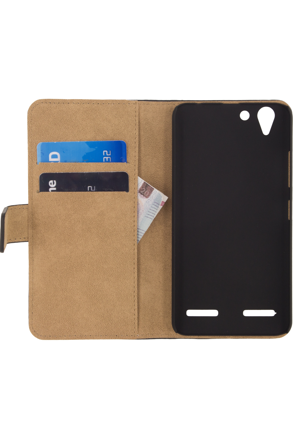 Mobilize Classic Wallet Book Case Lenovo K5 Black - Afbeelding 3