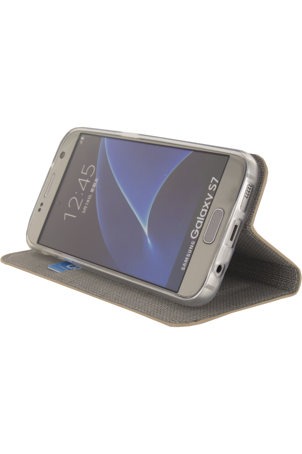 Mobilize Premium Gelly Book Case Samsung Galaxy S7 Alligator Peanut Brown - Afbeelding 4