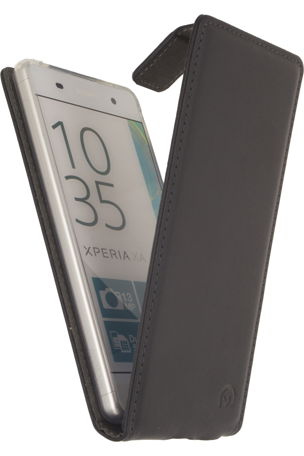 Mobilize Classic Gelly Flip Case Sony Xperia Xa Black - Afbeelding 2