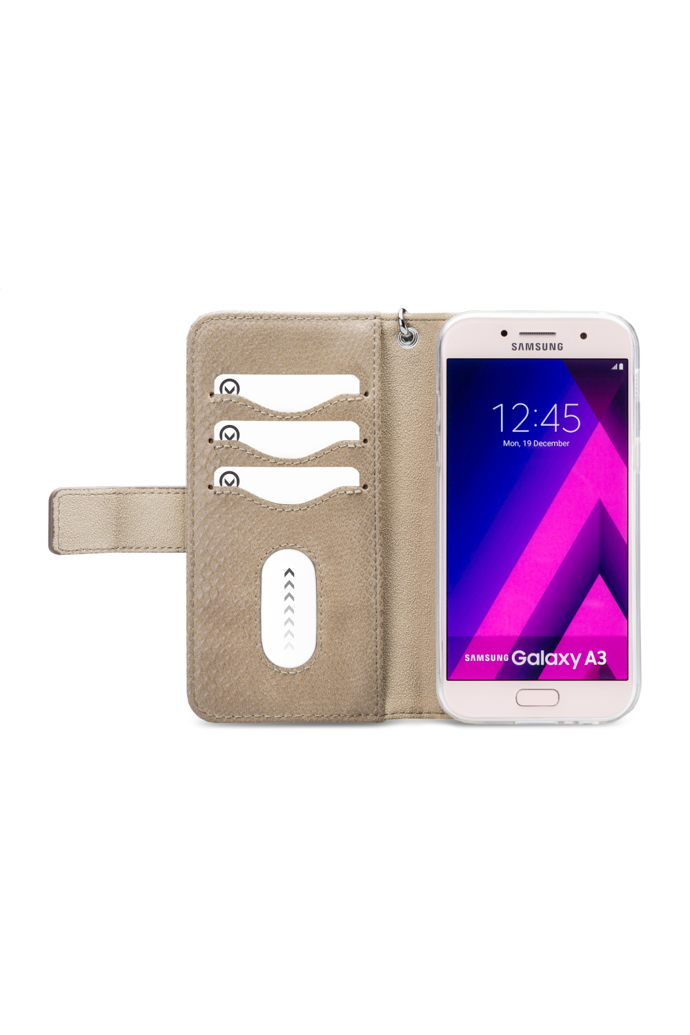 Mobilize 2In1 Gelly Zipper Case Samsung Galaxy A3 2017 Latte - Afbeelding 3