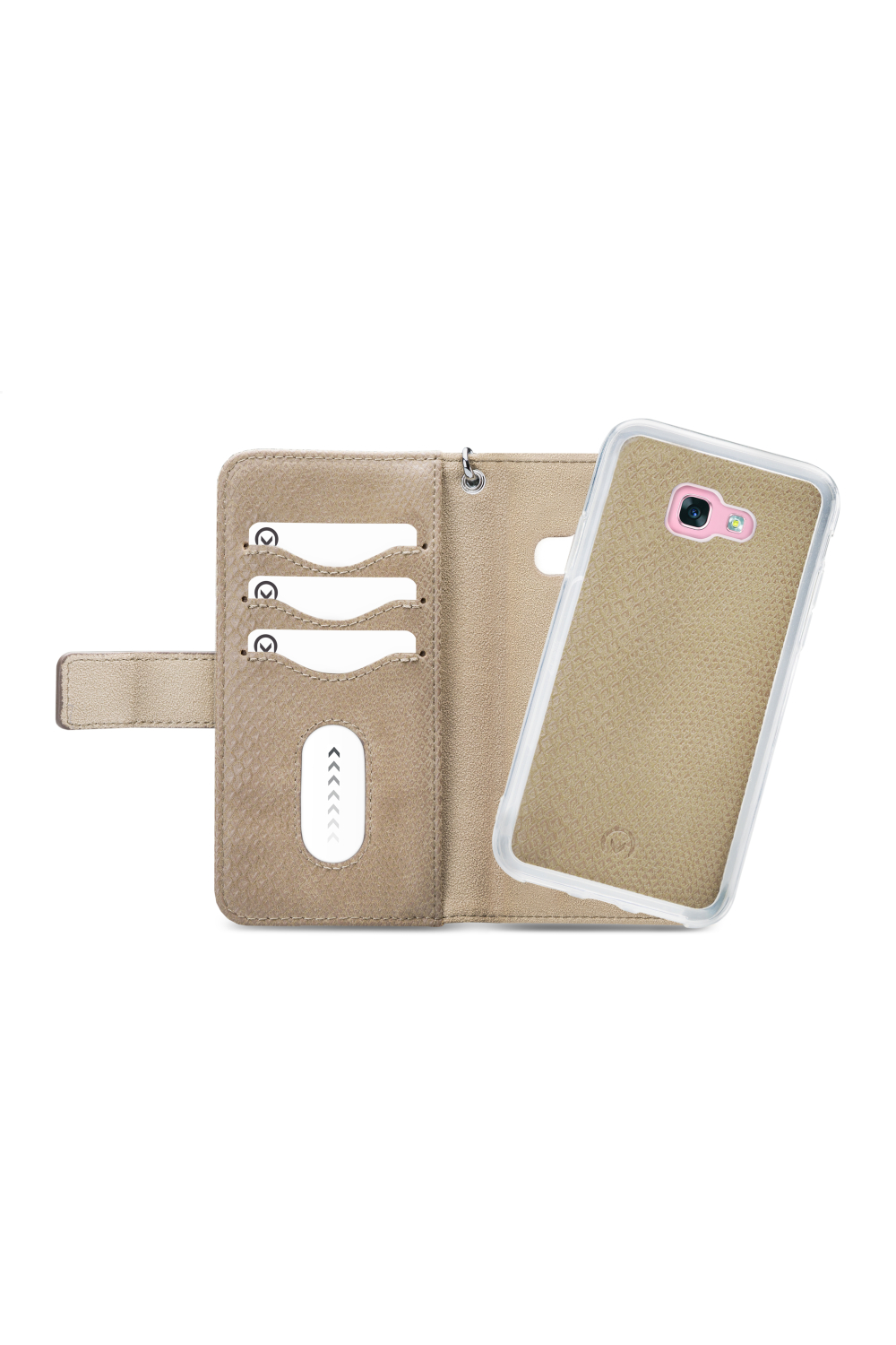 Mobilize 2In1 Gelly Zipper Case Samsung Galaxy A3 2017 Latte - Afbeelding 4