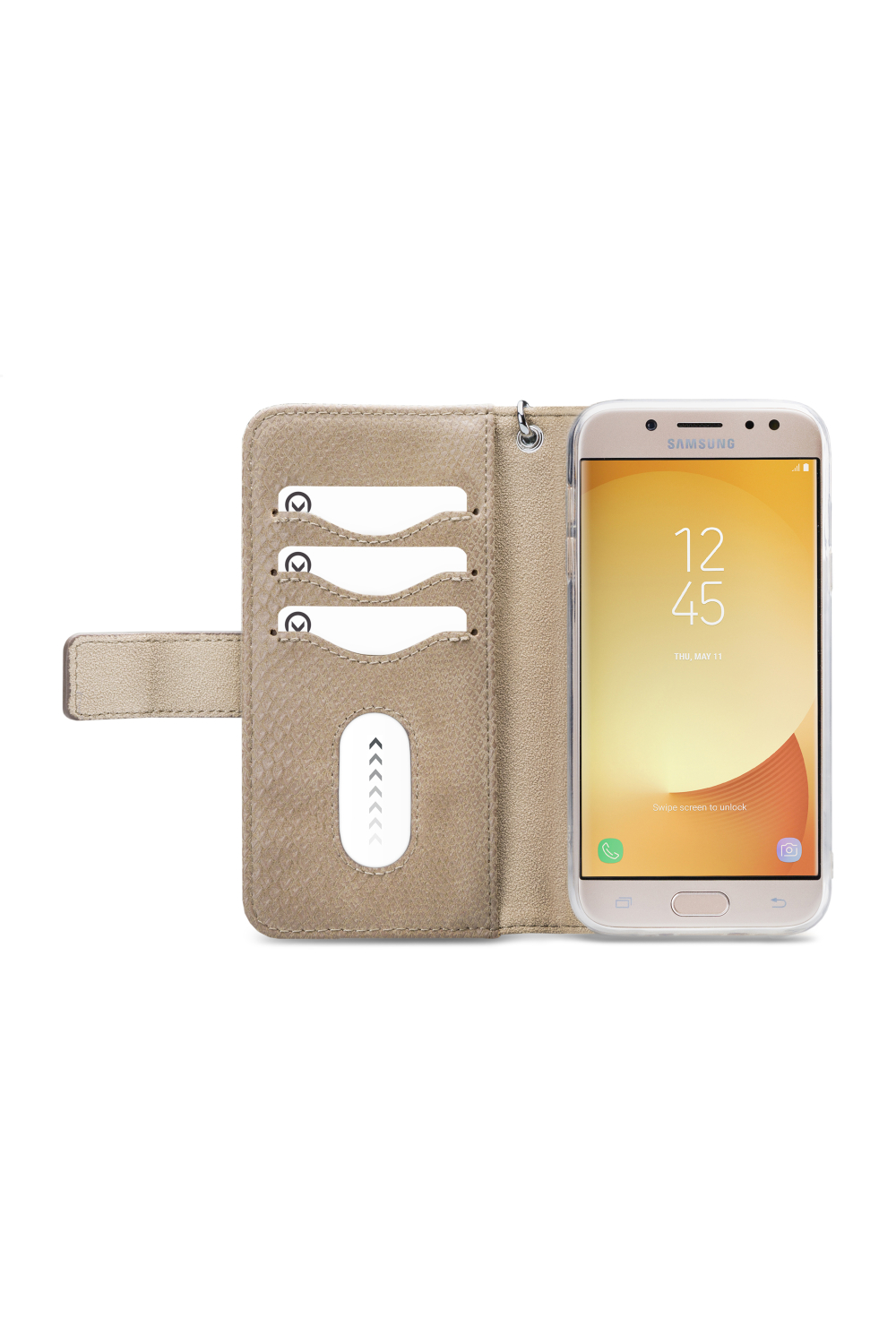Mobilize 2In1 Gelly Zipper Case Samsung Galaxy J5 2017 Latte - Afbeelding 3